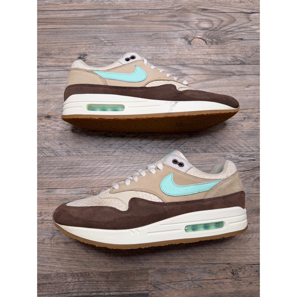 Nike Air Max 1 Crepe Hemp Brown Mint Tan FD5088-200 Mens 13 Sneaker